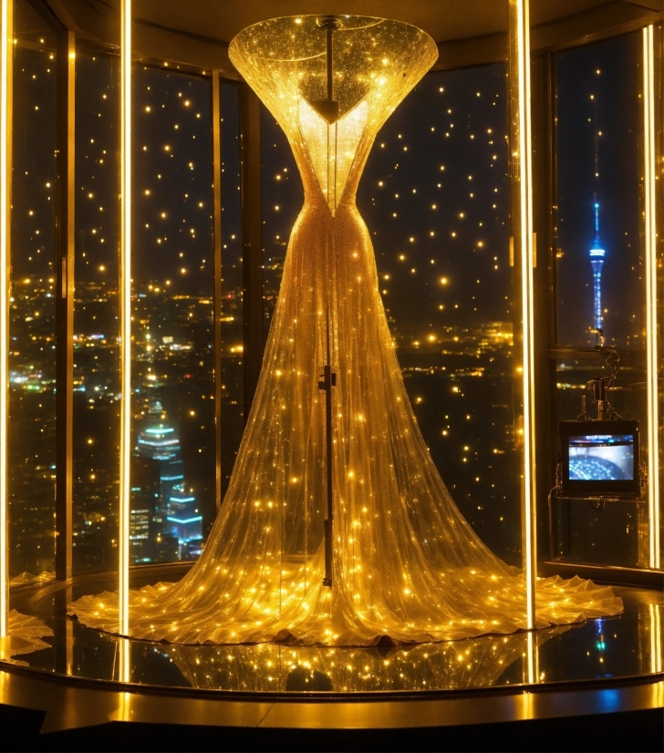 Light, Amber, Building, World, Interior Design, Gold