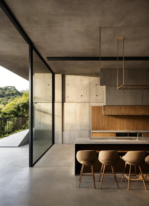 Table, Building, Wood, Interior Design, Shade, Floor