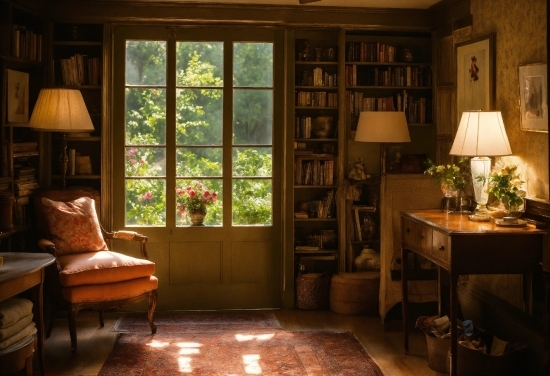 Property, Window, Plant, Wood, Fixture, Lighting