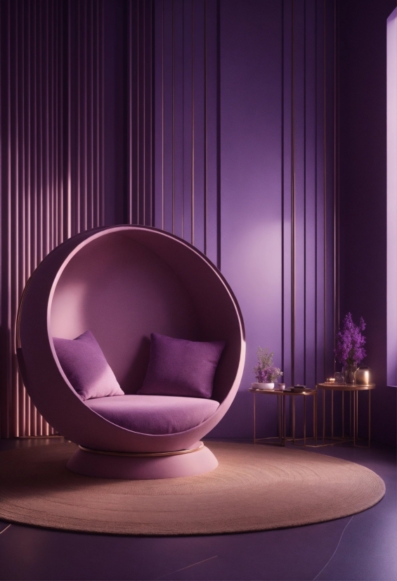 Purple, Table, Building, Interior Design, Violet, Pink