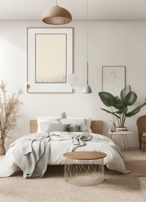 Plant, Property, Furniture, Table, White, Comfort