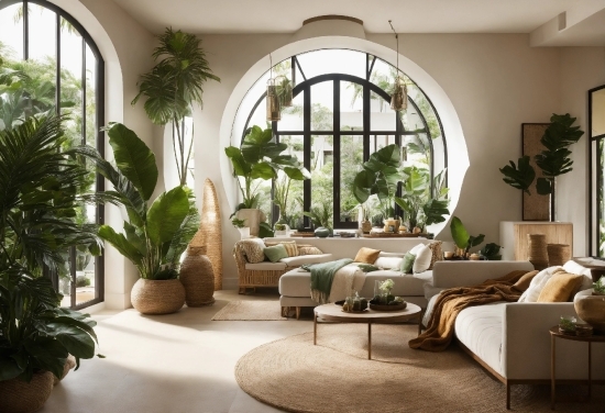 Plant, Houseplant, Building, Comfort, Interior Design, Window