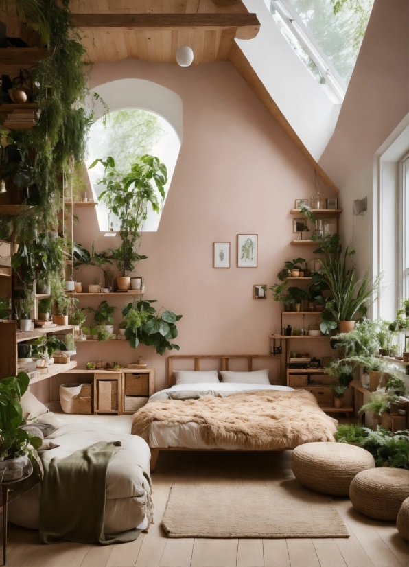 Plant, Building, Property, Window, Wood, Interior Design