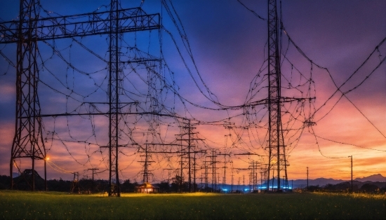 Sky, Cloud, Atmosphere, Afterglow, Purple, Electricity