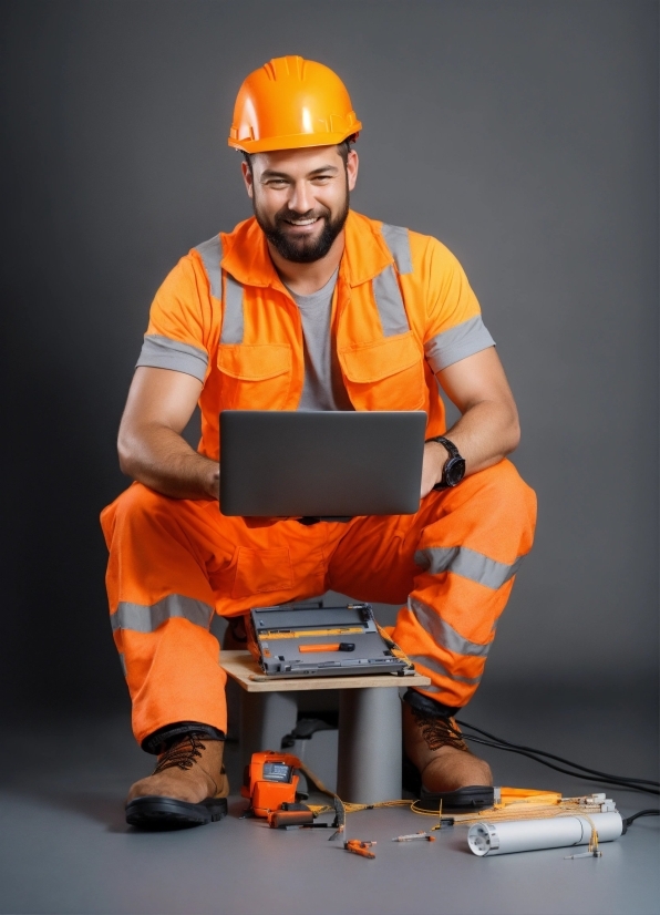 Arm, Smile, Workwear, Hard Hat, Helmet, Human Body