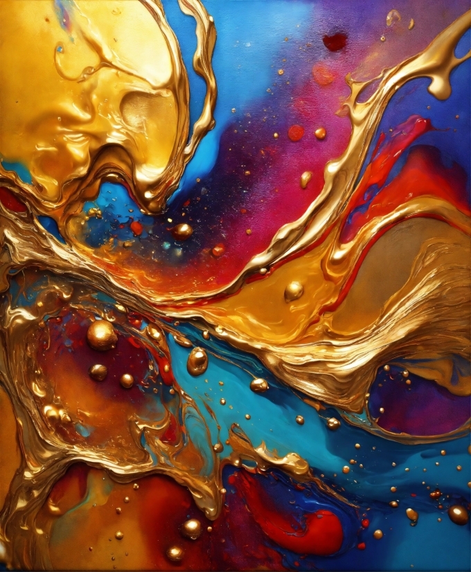 Liquid, Fluid, Organism, Paint, Water, Art