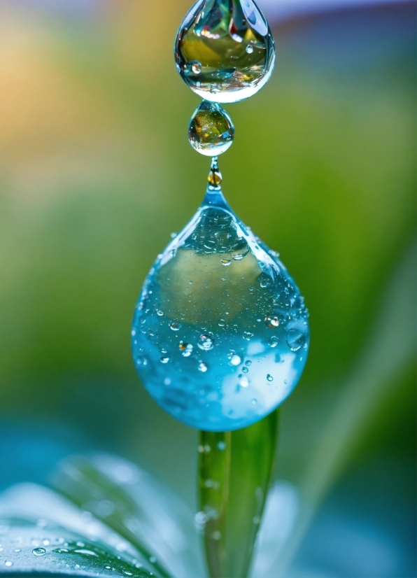 Plant, Water, Liquid, Light, Blue, Leaf