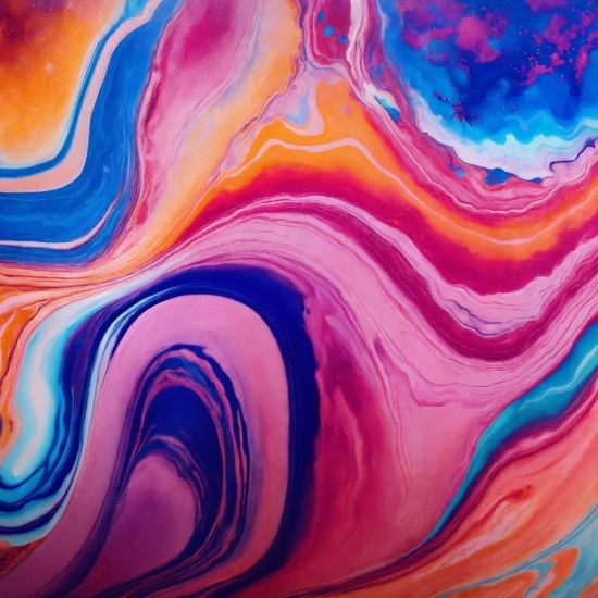 Colorfulness, Liquid, Paint, Water, Purple, Organism