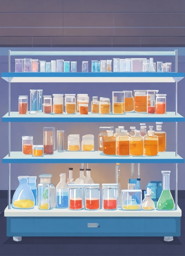 Shelf, Liquid, Shelving, Bottle, Solution, Fluid