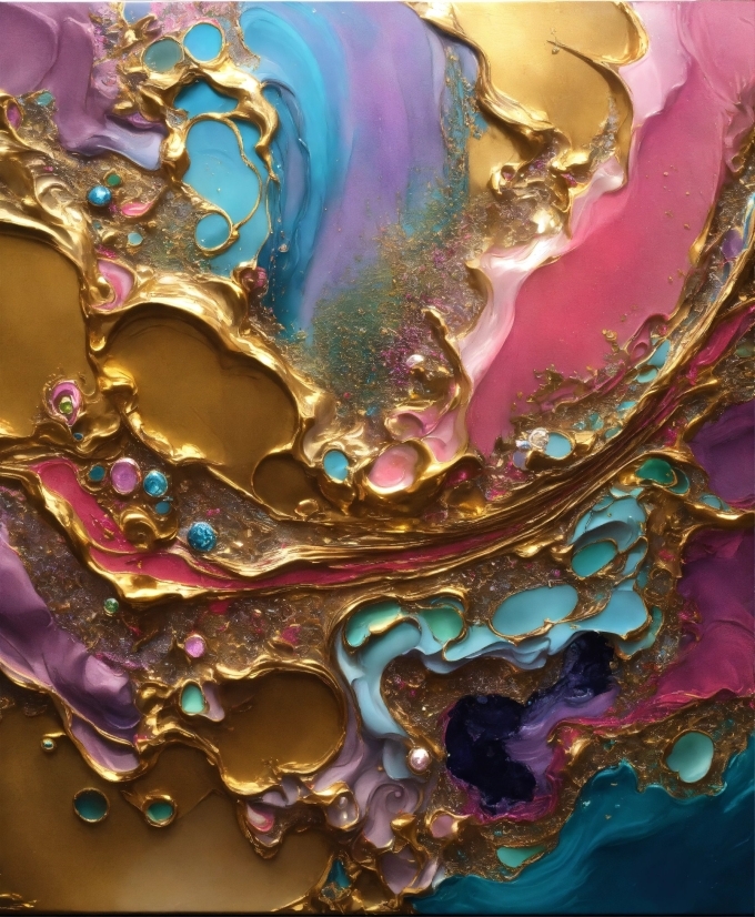 Liquid, Purple, Organism, Natural Material, Aqua, Art