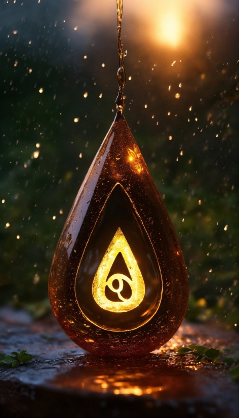 Liquid, Christmas Ornament, Amber, Water, Fluid, Triangle