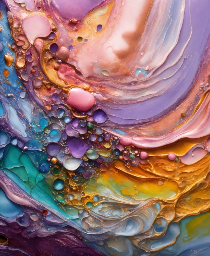 Liquid, Fluid, Purple, Organism, Art, Aqua