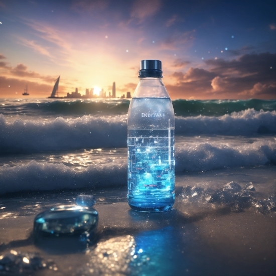 Cloud, Water, Sky, Liquid, Bottle, Drinkware