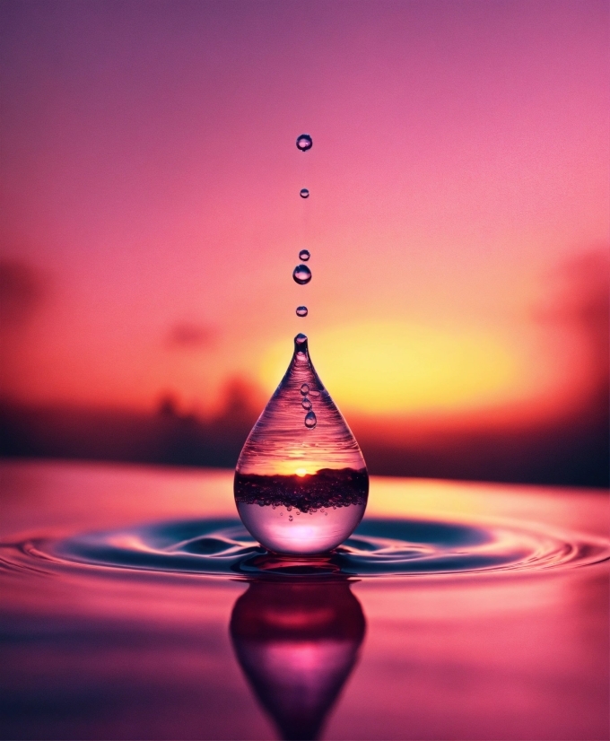 Water, Water Resources, Liquid, Nature, Purple, Fluid