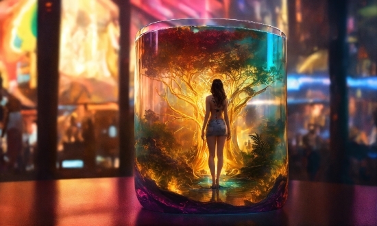 Drinkware, Liquid, Light, Amber, Purple, Fluid