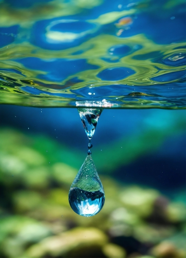 Water, Liquid, Azure, Nature, Fluid, Plant