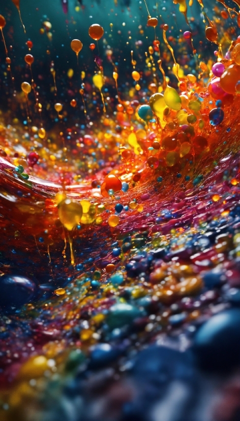 Colorfulness, Liquid, Water, Fluid, Orange, Geological Phenomenon