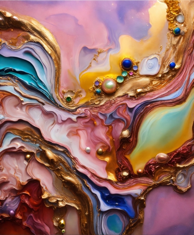 Liquid, Nature, Fluid, Organism, Art, Art Paint