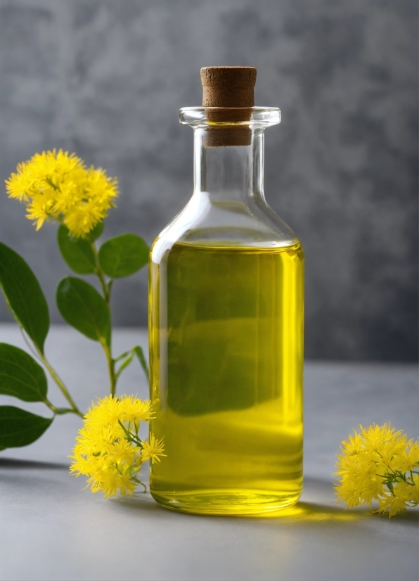 Flower, Bottle, Liquid, Plant, Solution, Oil