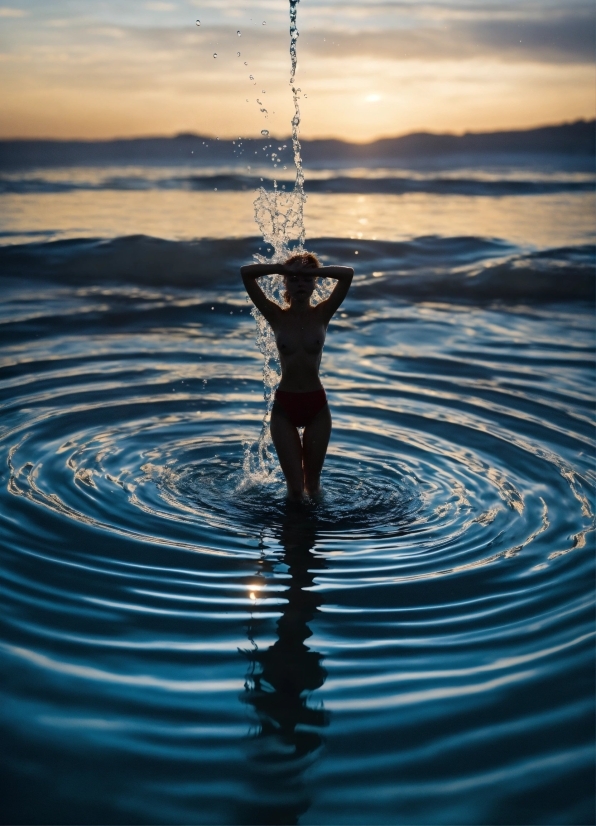 Water, Cloud, Sky, Water Resources, Liquid, People In Nature