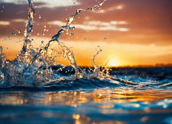 Water, Liquid, Cloud, Sky, Blue, Natural Landscape