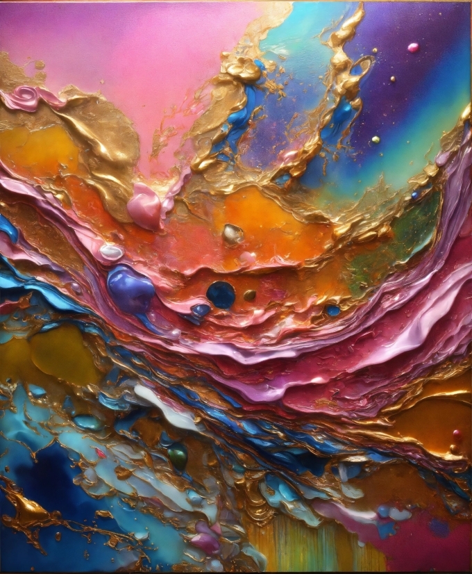 Liquid, Water, Purple, Nature, Paint, Orange