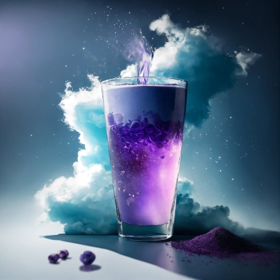 Liquid, Drinkware, Water, Ice Cube, Purple, Vodka And Tonic