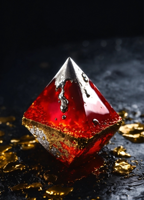 Liquid, Fluid, Triangle, Close-up, Carmine, Recreation