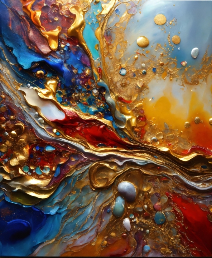 Liquid, Fluid, Water, Organism, Amber, Paint