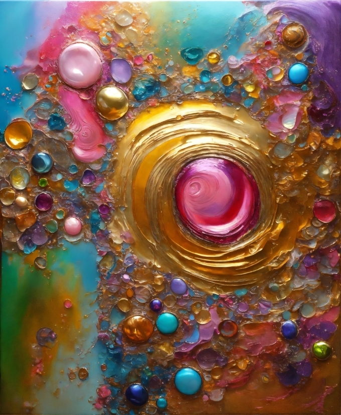 Organism, Art, Liquid, Magenta, Circle, Pattern