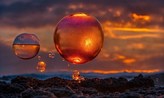 Cloud, Sky, Atmosphere, Amber, Orange, Sunlight