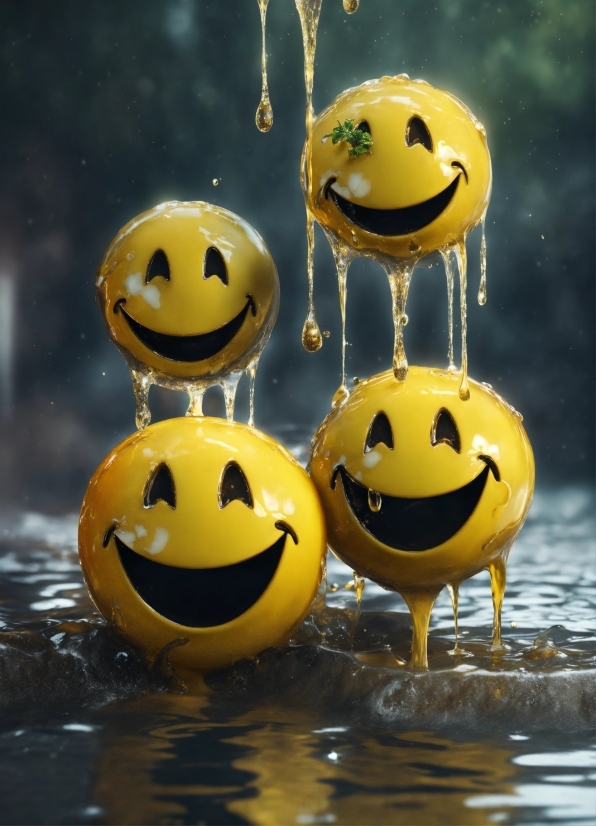 Smile, Water, Facial Expression, Liquid, Light, Emoticon