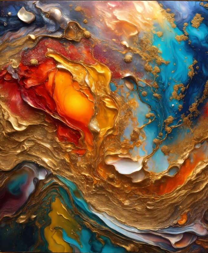 Liquid, Fluid, Paint, Painting, Art, Geological Phenomenon