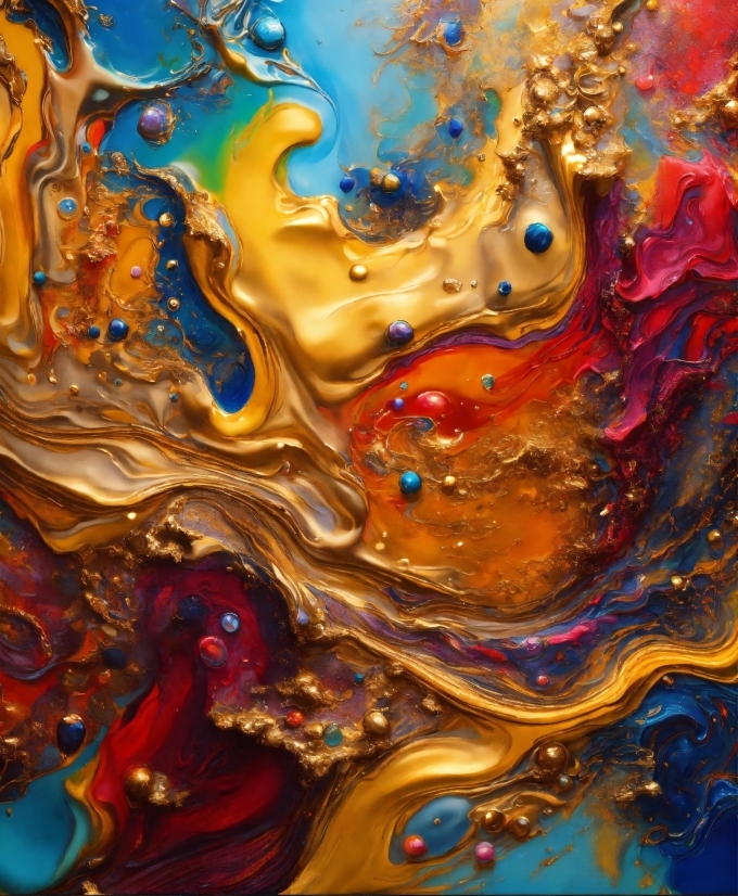 Liquid, Nature, Paint, Organism, Fluid, Art Paint