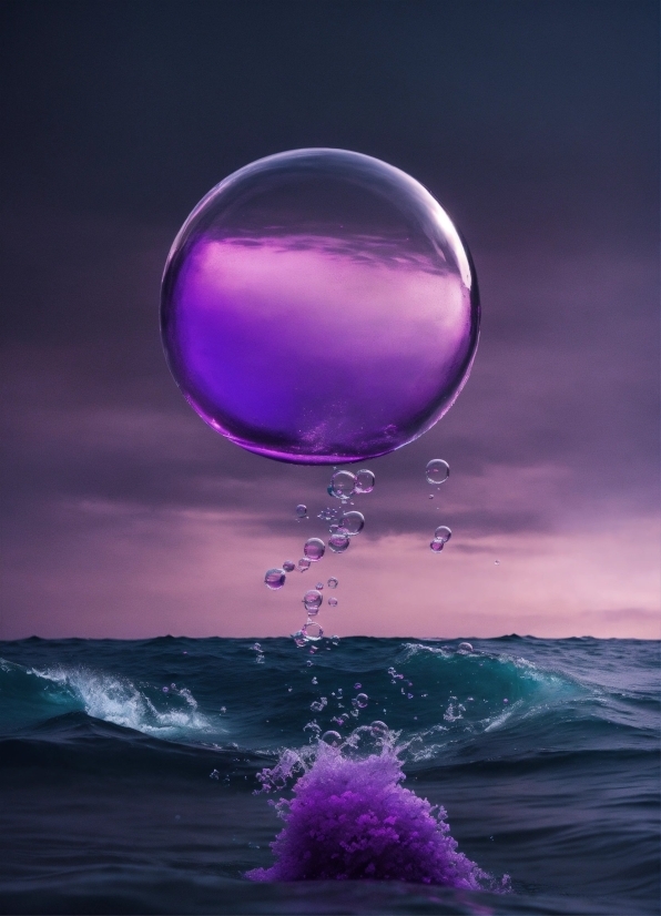 Water, Sky, Liquid, Daytime, Purple, Azure