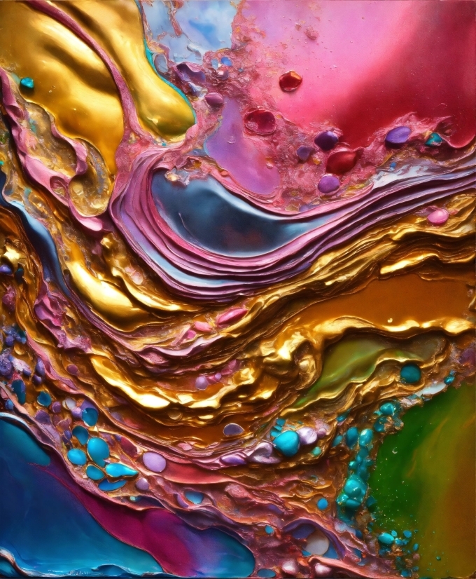 Colorfulness, Liquid, Purple, Fluid, Art, Pattern