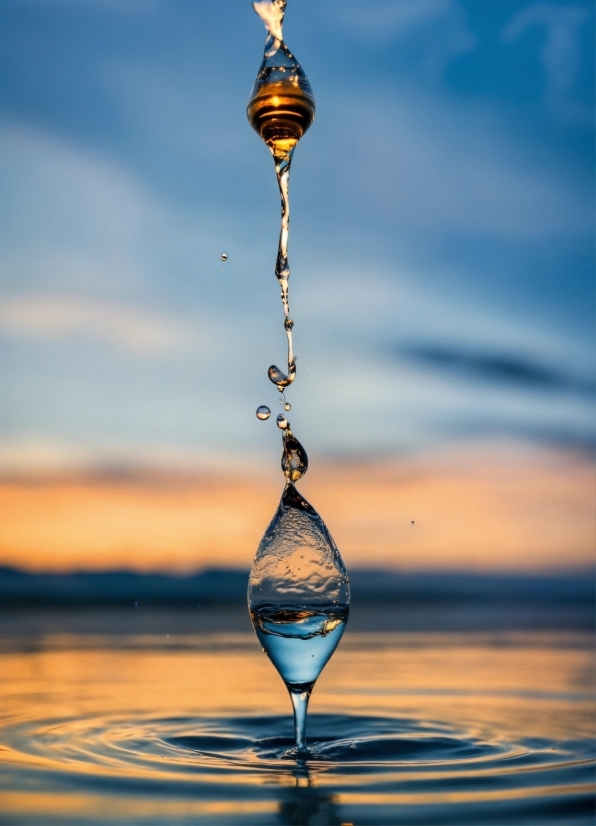 Water, Cloud, Liquid, Sky, Blue, Azure