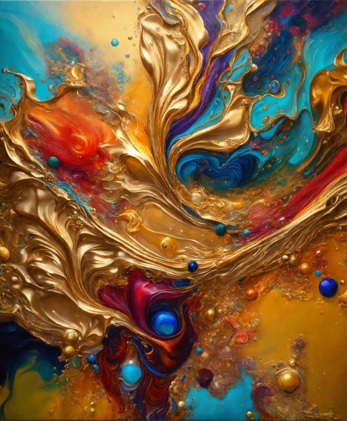 Nature, Liquid, Amber, Organism, Paint, Art