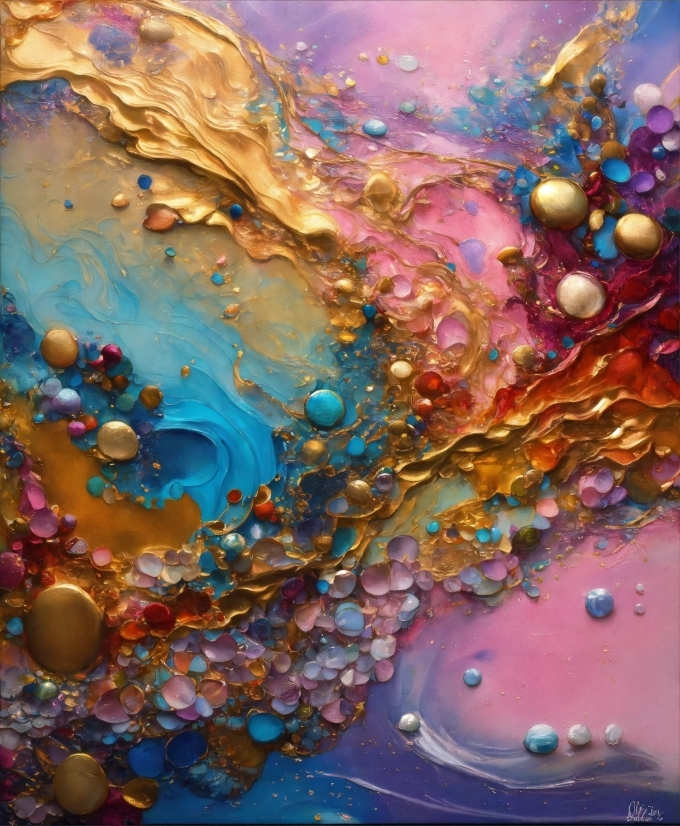 Liquid, Water, Orange, Fluid, Paint, Art