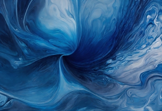 Azure, Art Paint, Liquid, Fluid, Paint, Art