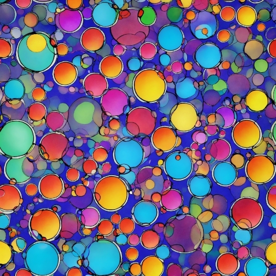 Colorfulness, Art, Circle, Electric Blue, Pattern, Creative Arts