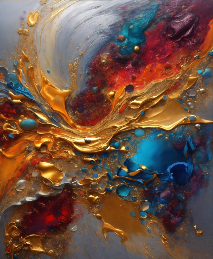 Liquid, Paint, Fluid, Water, Art, Painting