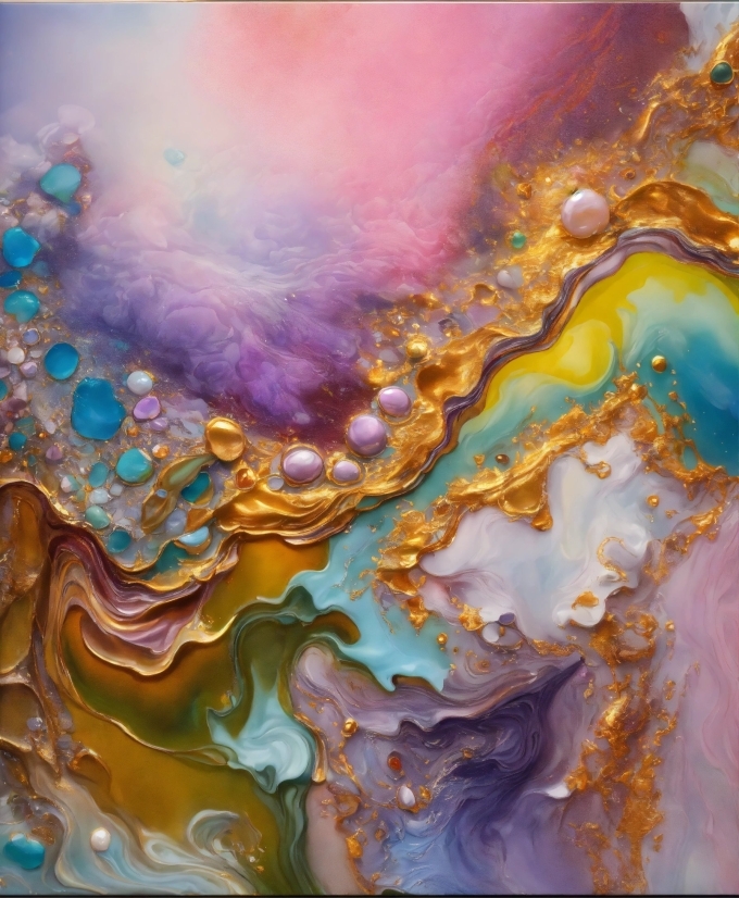 Liquid, Paint, Body Of Water, Art, Painting, Geological Phenomenon