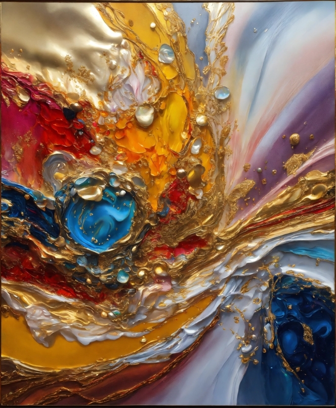 Liquid, Paint, Amber, Art Paint, Fluid, Art