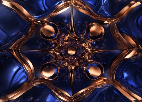 Blue, Purple, Material Property, Symmetry, Art, Electric Blue