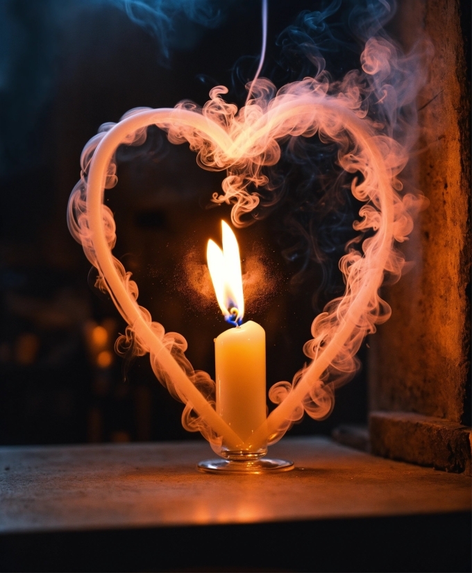 Hand, Candle, Wax, Light, Human Body, Fire