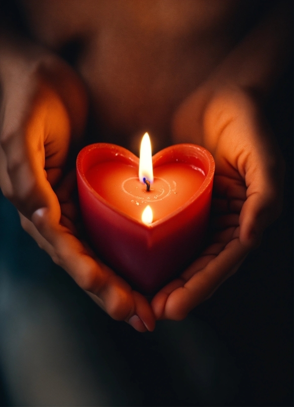 Hand, Wax, Candle, Fire, Finger, Flame