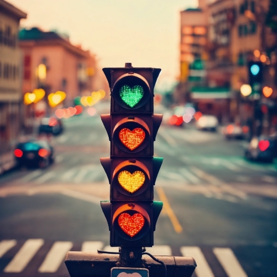 Automotive Lighting, Light, Infrastructure, Traffic Light, Orange, Sky