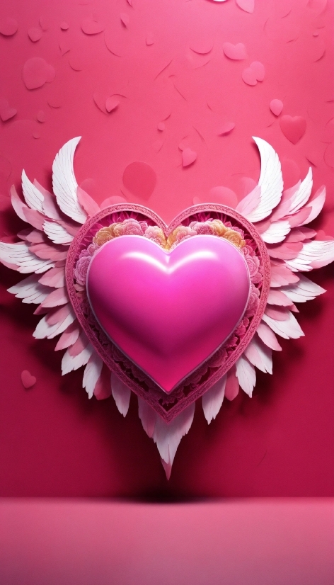 Human Body, Pink, Material Property, Magenta, Heart, Art