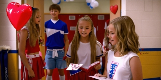 Balloon, Red, Shorts, Community, T-shirt, Fun